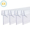 Boromal Duschdichtung 4 Stück mit zwei Lippen für 5-8mm Glas Bild 2