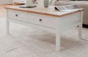 Furn.Design Couchtisch Vestland Weiß Eiche Artisan 2 Schubladen Bild 2
