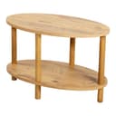 en.casa Couchtisch Oval Buchenholz Beine Holzoptik Modern Bild 2