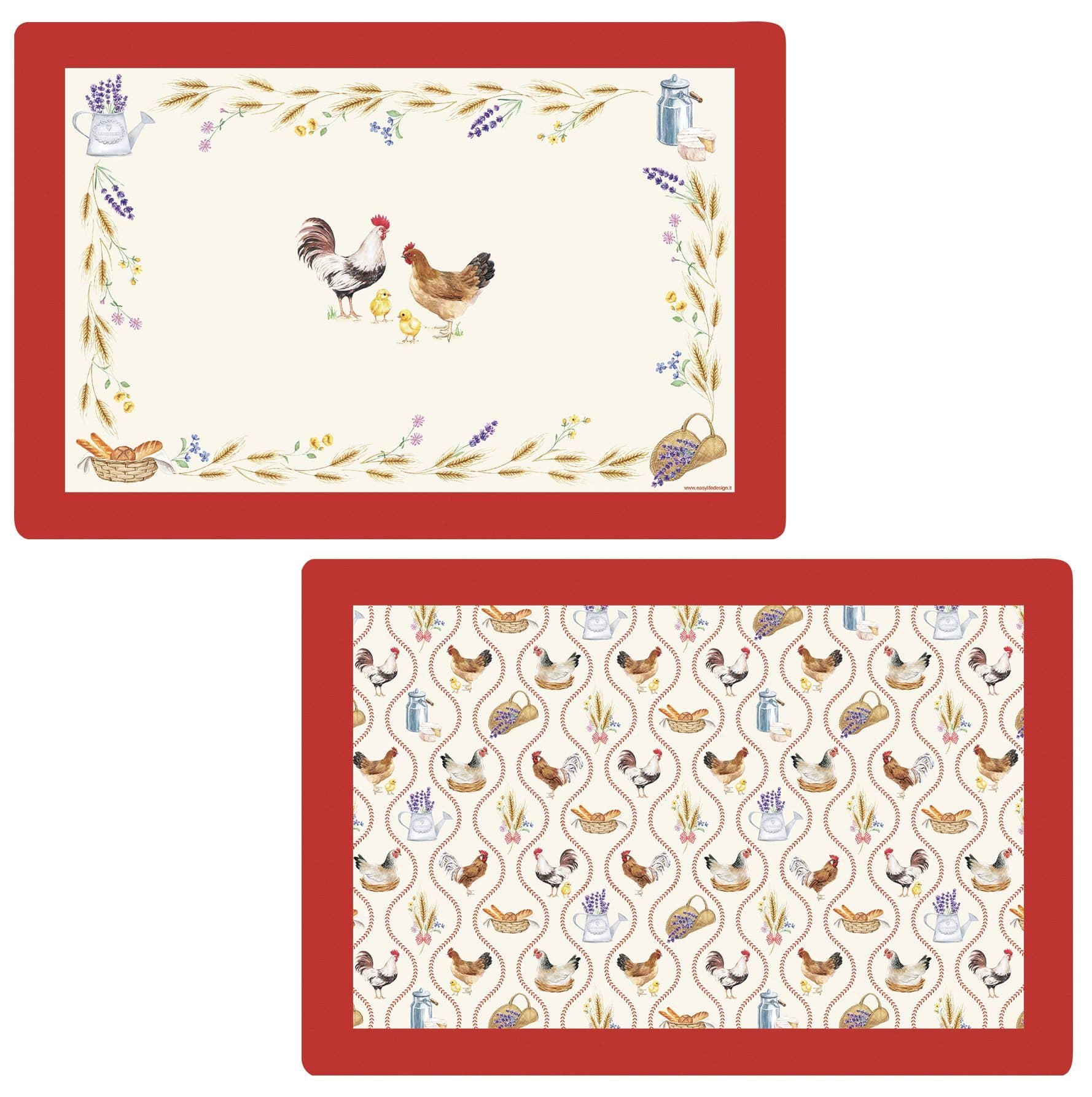 EasyLife Platzset Country Life Spülmaschinengeeignet Bunt - Bild 2