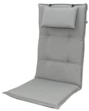doppler® Hochlehnerauflage 9827 Grau UV-beständig mit abnehmbarem Kopfkissen Bild 2