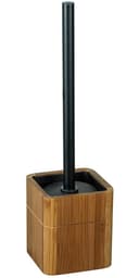WENKO WC-Garnitur Serro Bambus mit Wechselkopf Schwarz Bild 2