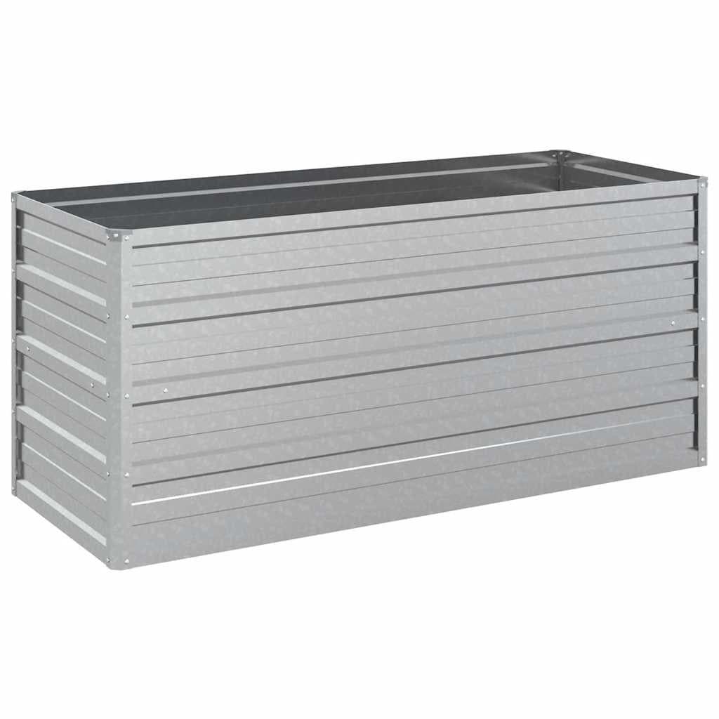 furnicato Hochbeet aus verzinktem Stahl Silber - Bild 2