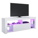 SONNI TV-Schrank Schwarzer TV-Ständer mit LED-Beleuchtung Bild 2