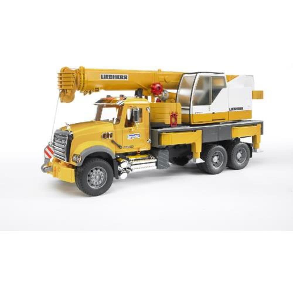 Bruder® Spielzeug-Kran Co. K MACK Granite Liebherr Kran-LKW 1:16