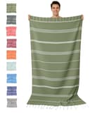 furora HOLIDAY Saunatuch Strandtuch Hamamtuch 100x200 cm Bio-Baumwolle Bild 2