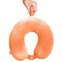 WINLIFE Reisekissen Memory Foam Nackenhörnchen Orange Bild 2