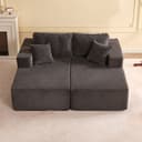 LITBIRD Modul-Sofa 194 cm Cordstoff Bild 2
