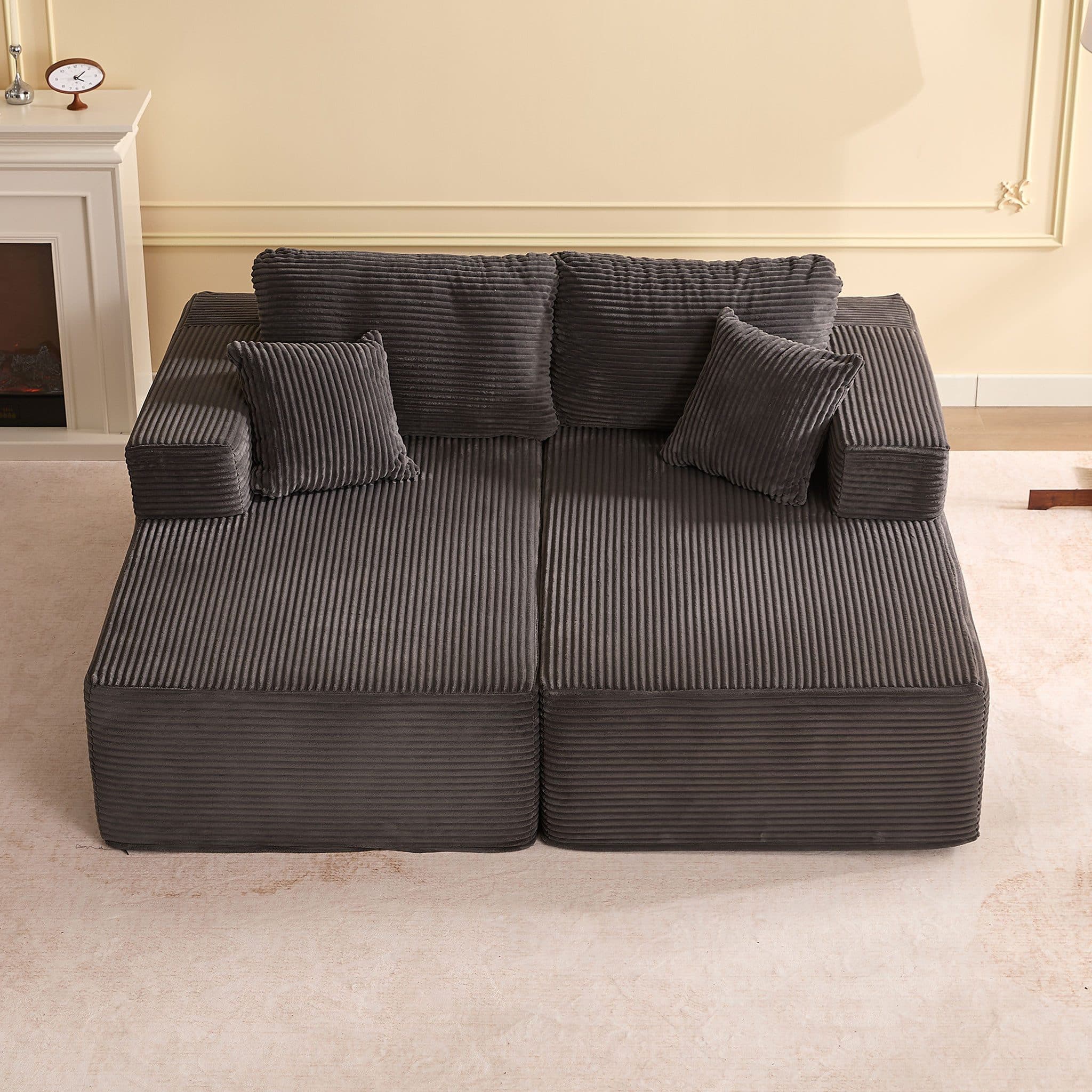 LITBIRD Modul-Sofa 194 cm Cordstoff - Bild 2