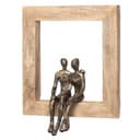 Moritz Skulptur Holz Aluminium Wanddeko Tischdeko Fensterdeko Bild 2