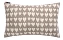 David Fussenegger Kissenhülle Silvretta Herzen Beige Grau Bild 2
