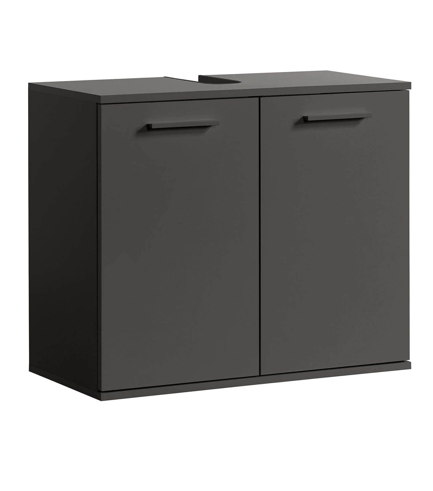 mokebo Waschbeckenunterschrank Der Waschbär Anthrazit Schwarz - Bild 2