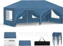 Woltu Pavillon 3x6 m mit 6 Seitenwänden höhenverstellbar Bild 2