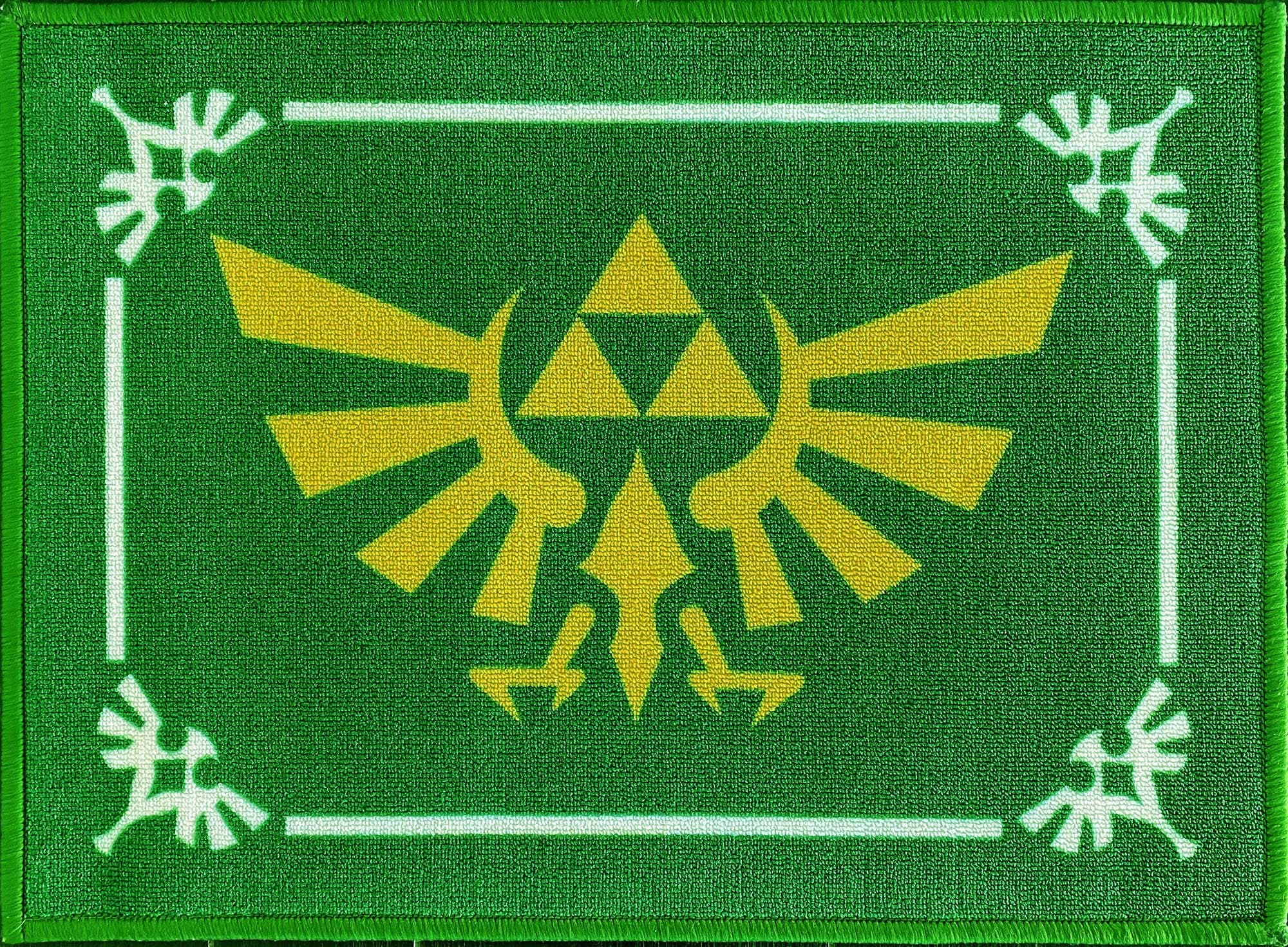 BERONAGE Fußmatte The Legend of Zelda Hyrule Grün Rutschfest