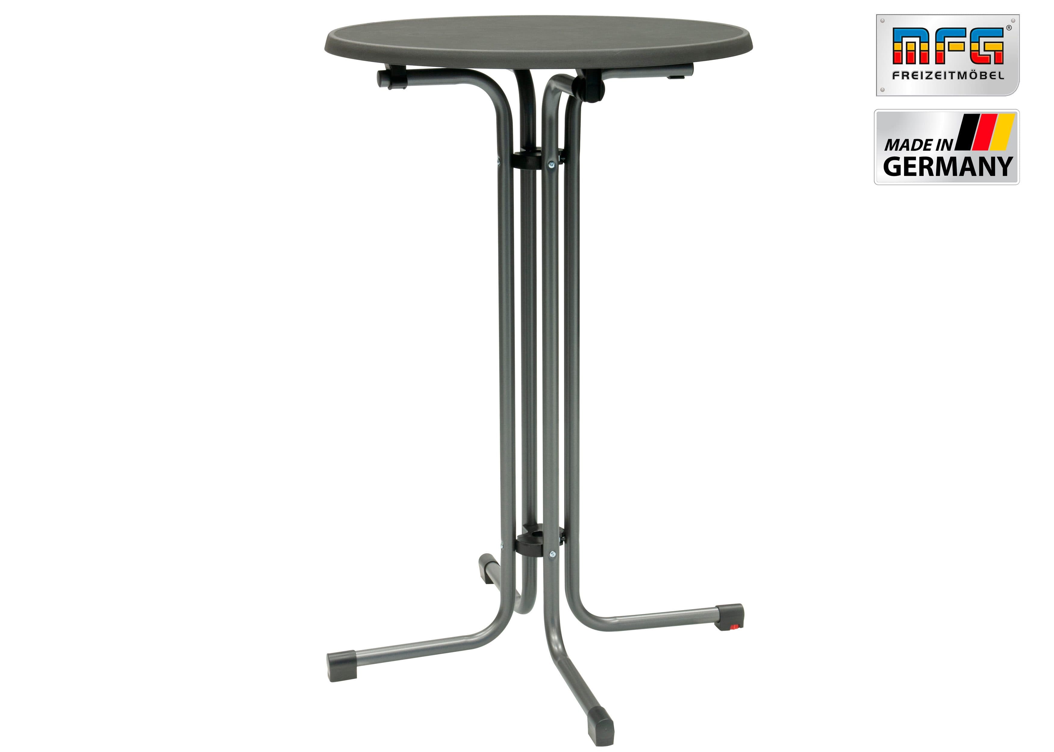 MFG Freizeitmöbel Stehtisch 70 cm anthrazit/schwarz klappbar - Bild 2