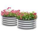 MC Star Hochbeet 2er-Set Silber Modulares Pflanzenbeet Bild 2