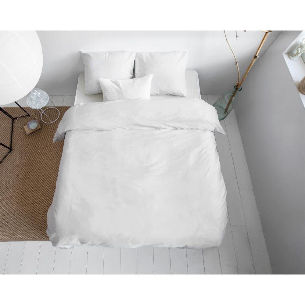 Sitheim-Europe PRIMAVIERA DELUXE UNI SATIN Bettwäsche Weiß Baumwolle 2-teilig - Bild 2