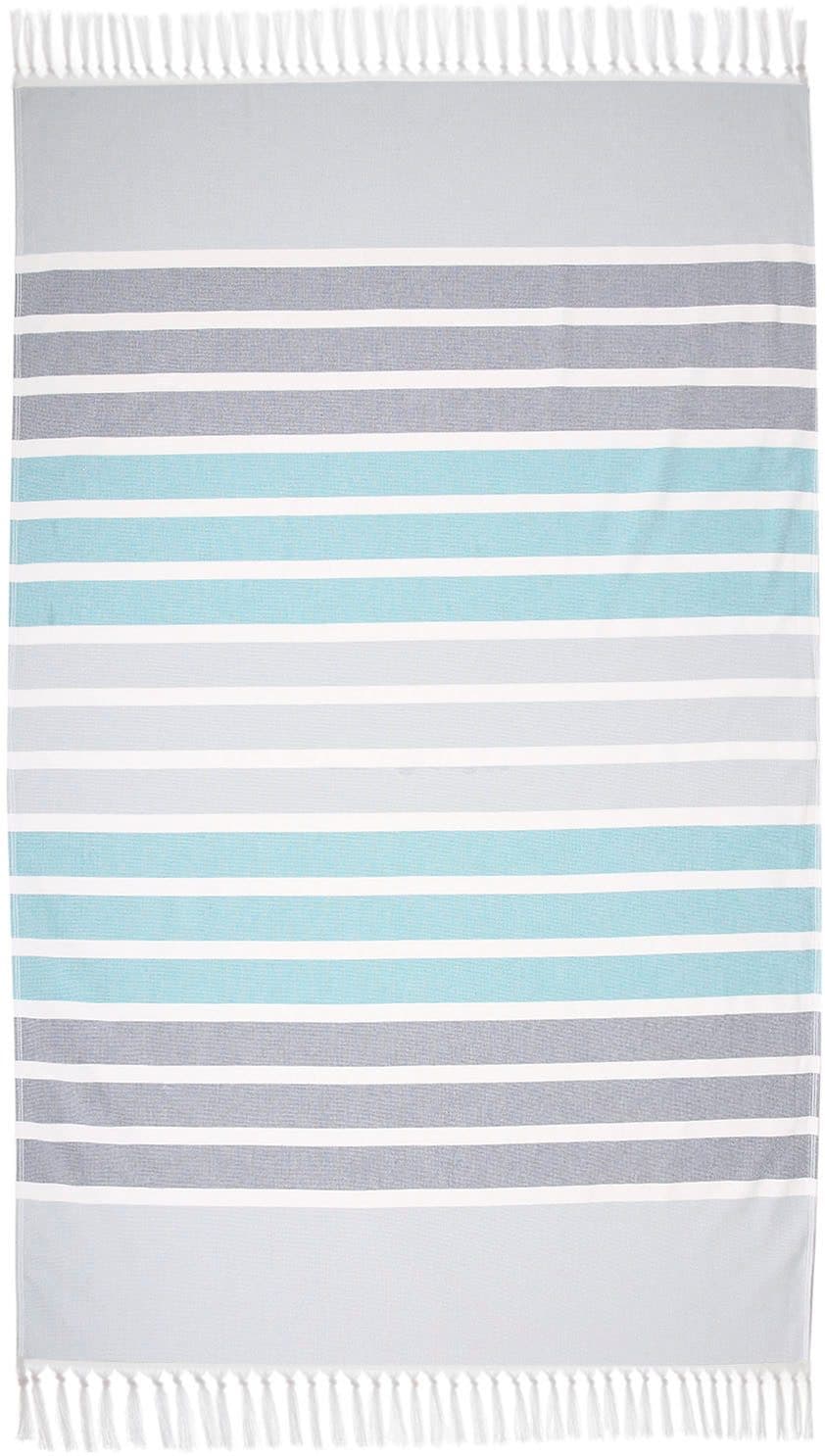 Egeria Mai Strandtuch Blau Baumwolle 100x178 cm