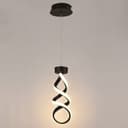 JDONG Pendelleuchte Spirale LED Gold/Schwarz Modern Bild 2