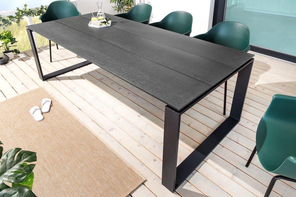 riess-ambiente Gartentisch FLOATING 210cm Anthrazit WPC Aluminium - Bild 2