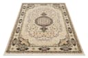Carpetilla Asfahan Orientalischer Designerteppich Knochenfarbe Kurzflor Bild 2