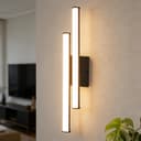 Nettlife LED Wandleuchte Innen Schwarz Modern 6W/7W 3000K Flur Wandbeleuchtung Warmweiß Bild 2