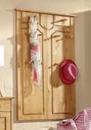Garderobenpaneel OTTO HOME Klera Massivholz Kiefer Beige 10 Haken Bild 2