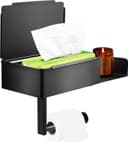 Youyijia Toilettenpapierhalter Schwarz Bild 2