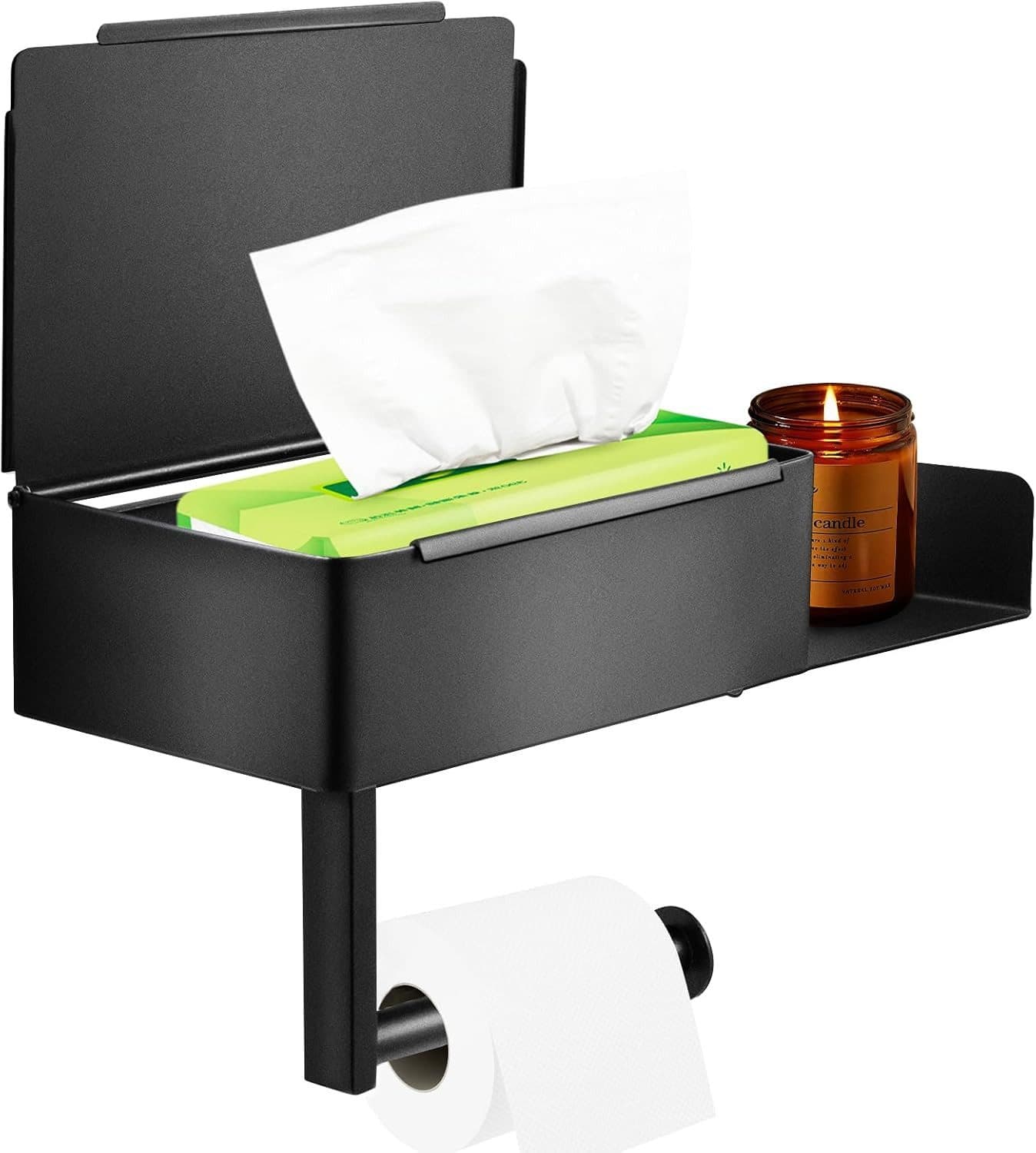 Youyijia Toilettenpapierhalter Schwarz - Bild 2