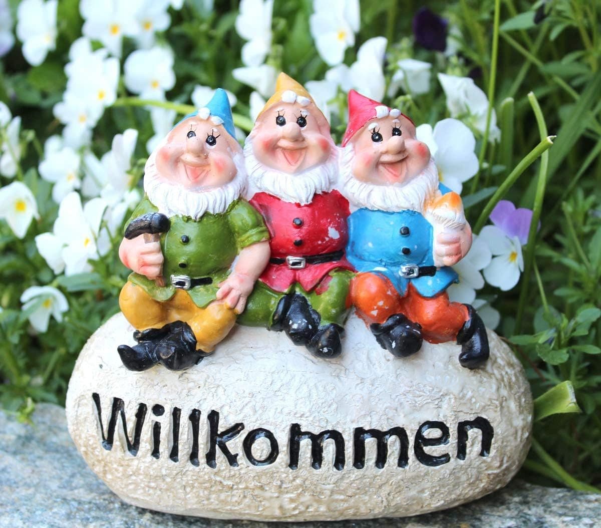 LB H&F Lilienburg Gartenzwerg Dekofigur Bunt Wetterfest - Bild 2
