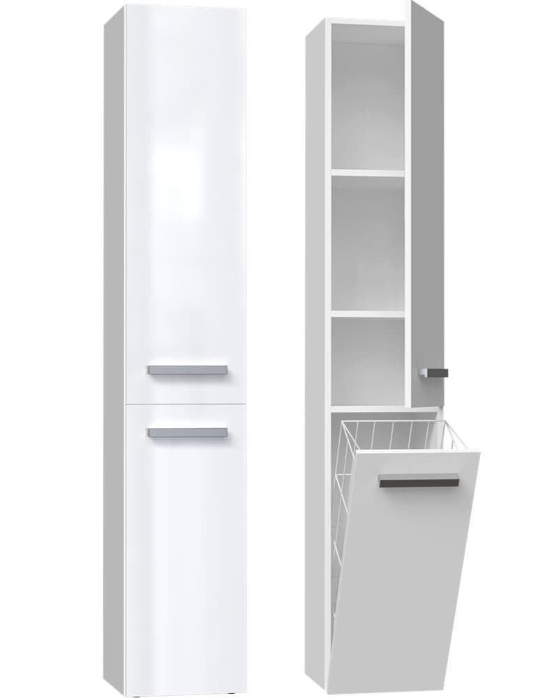 MAGOWA Badezimmerschrank NEL IV Weiß Modern - Bild 2