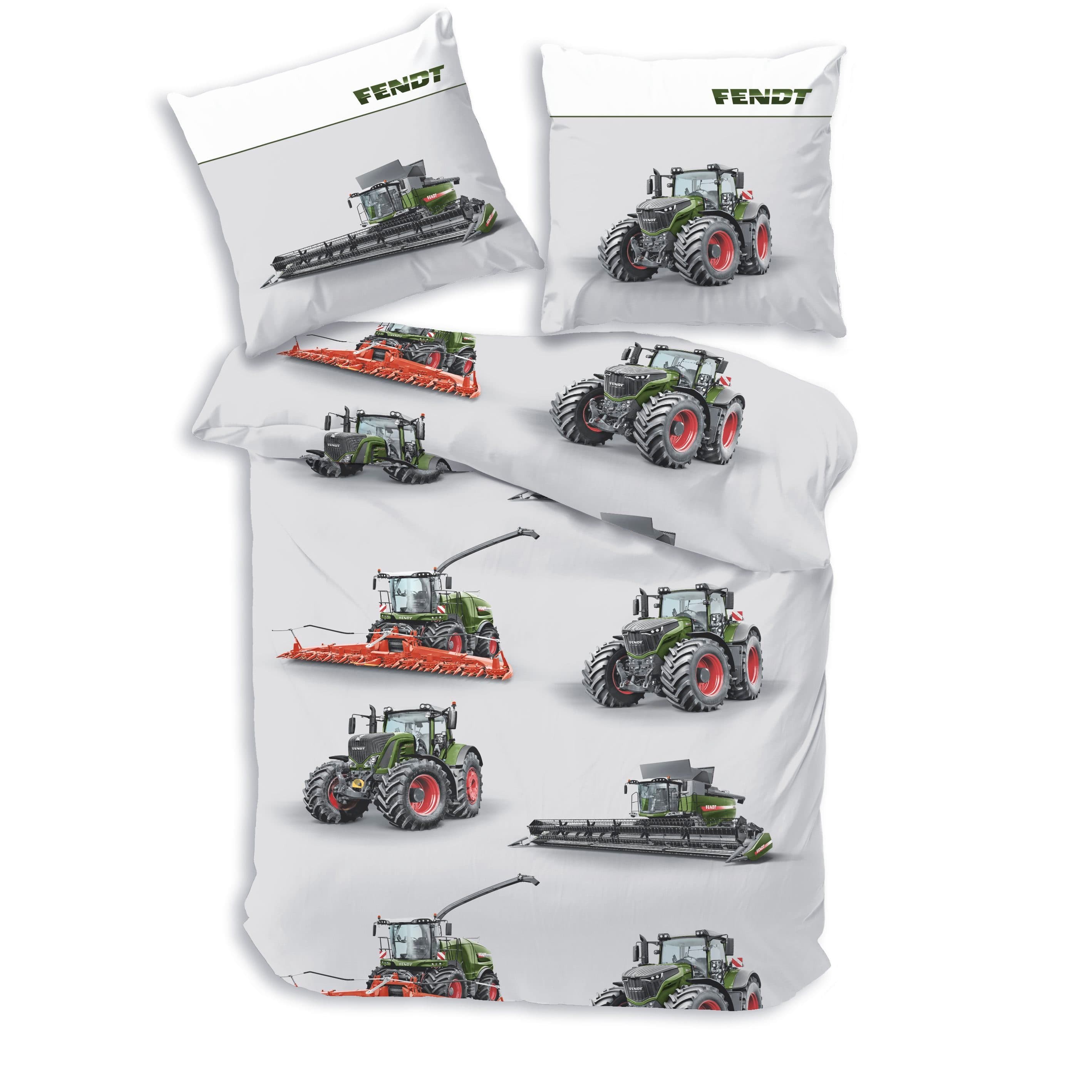 Träumschön Bettwäsche Biber FENDT Traktor 100% Baumwolle - Bild 2