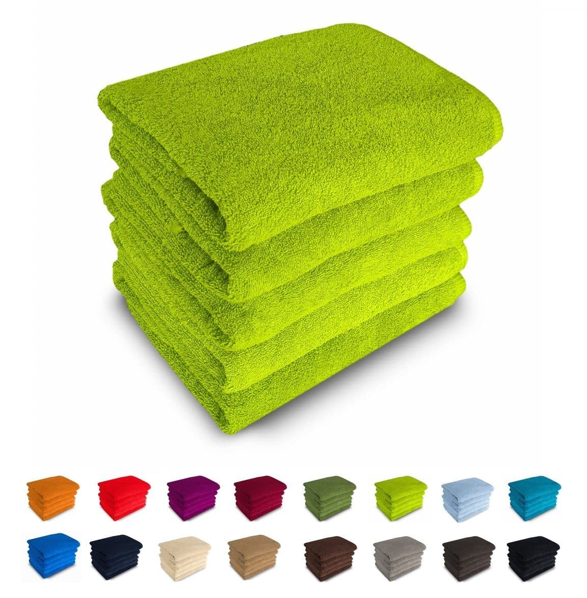 MatratzenL.A.B® Handtuch 100% Baumwolle Blau 500 g/m² - Bild 2