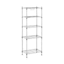 Royal Catering Standregal Metallregal Küchenregal Lastenregal 35 x 55 x 150 cm 150 kg Grau Bild 2