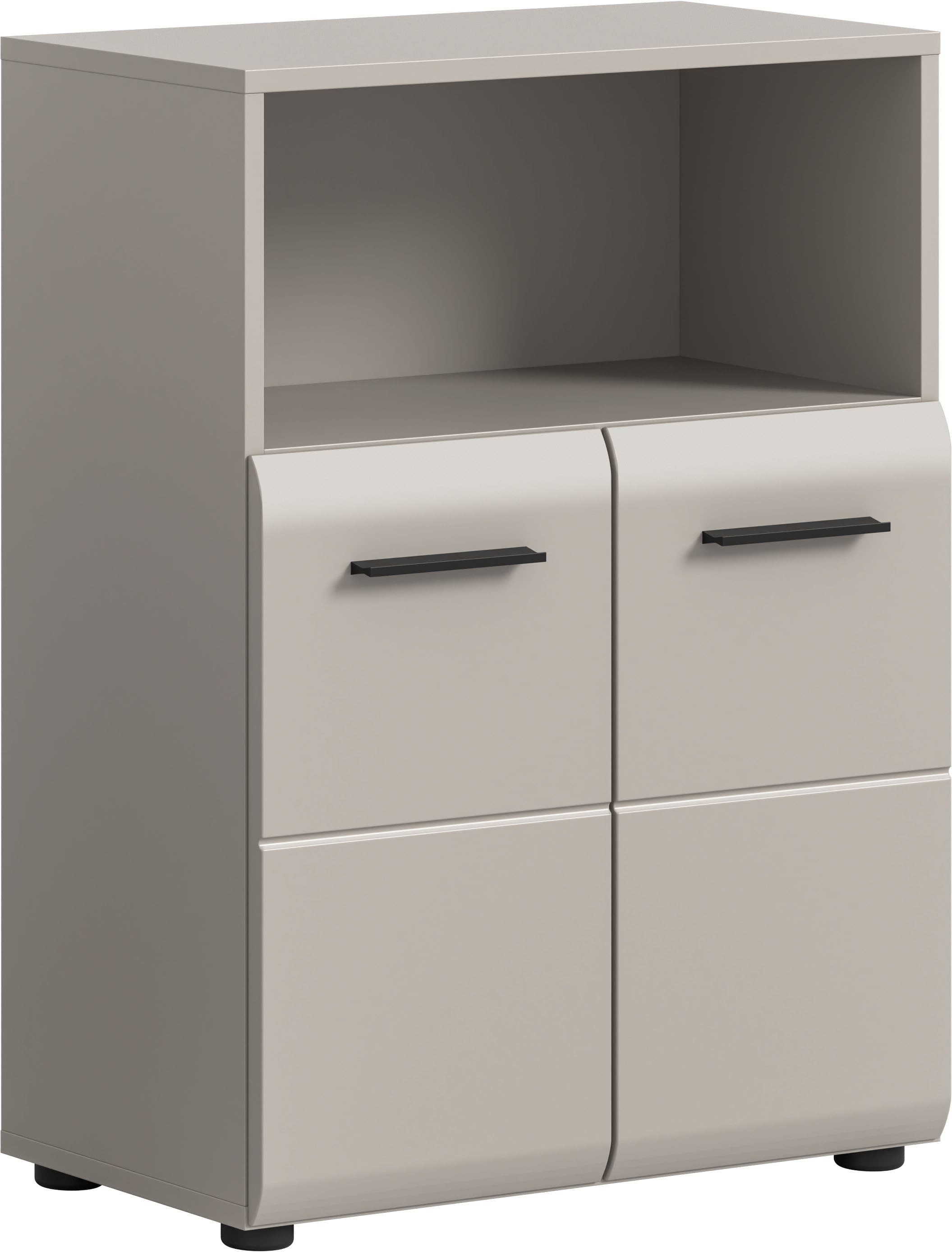 WELLTIME Midischrank Florenz 60cm Kaschmir 2 Türen - Bild 2