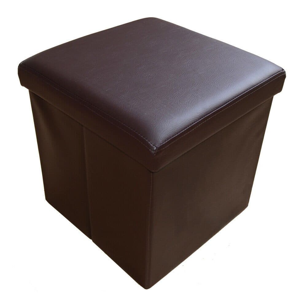 style home Sitzhocker mit Stauraum Braun Faltbar - Bild 2