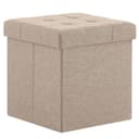Zedelmaier Sitzbank mit Stauraum Beige faltbar Bild 2