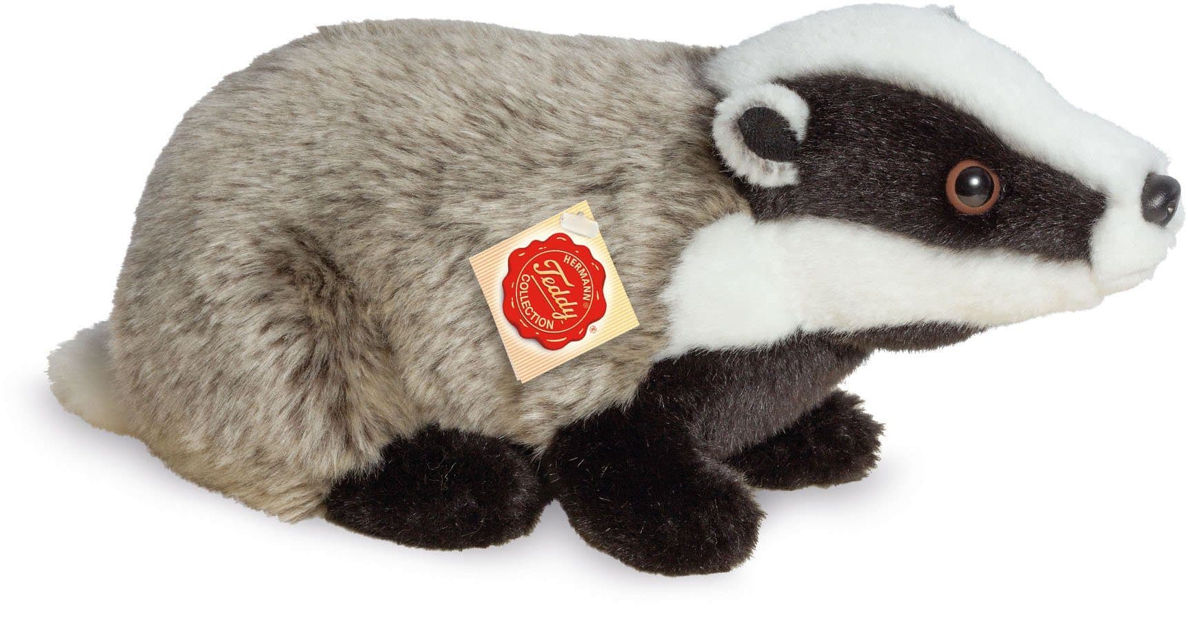 Teddy Hermann Kuscheltier Dachs Grau 30 cm Recyceltes Material - Bild 2