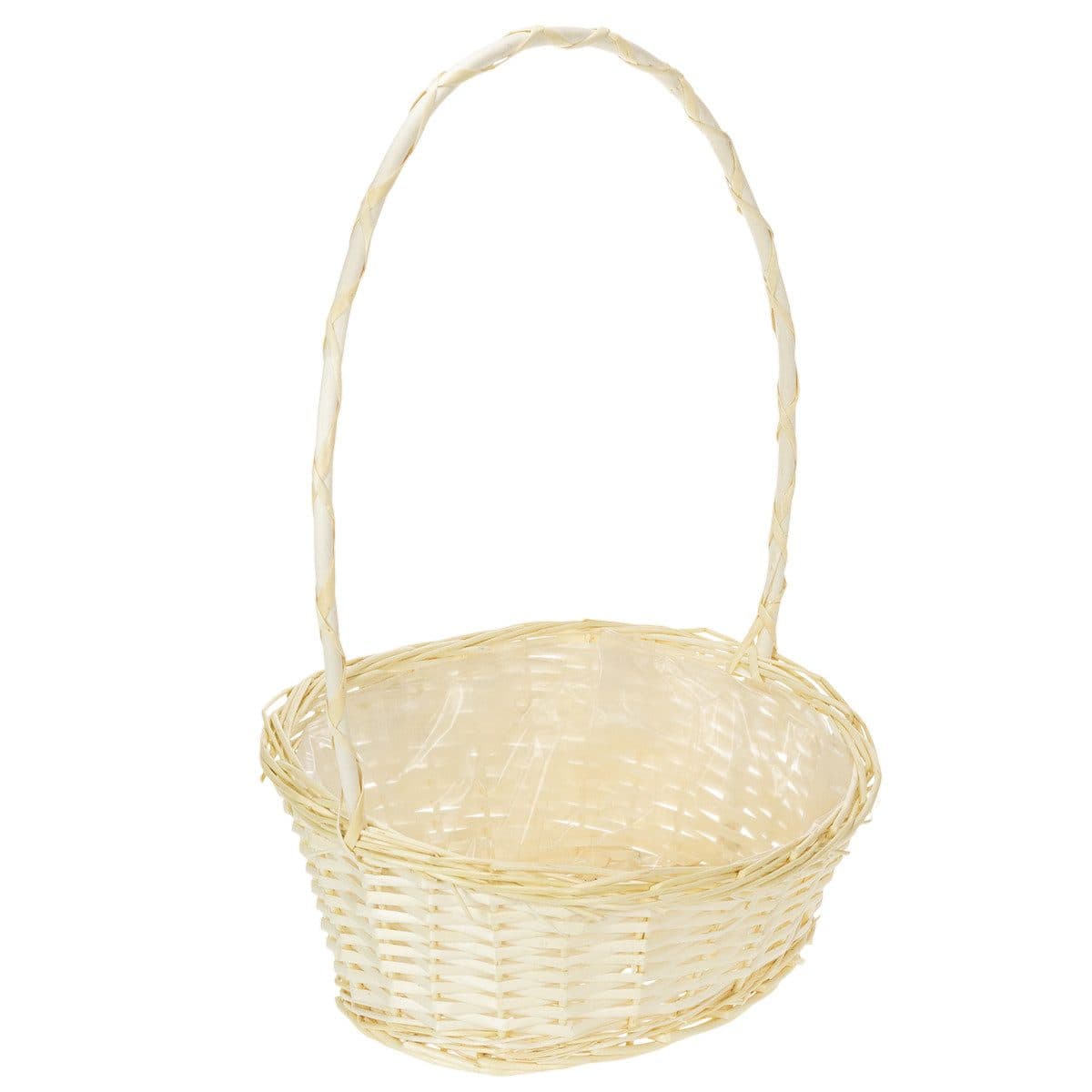 Viana Dekokorb Präsentkorb Deko-Geschenkkorb hell 38x27cm mit Henkel - Bild 2