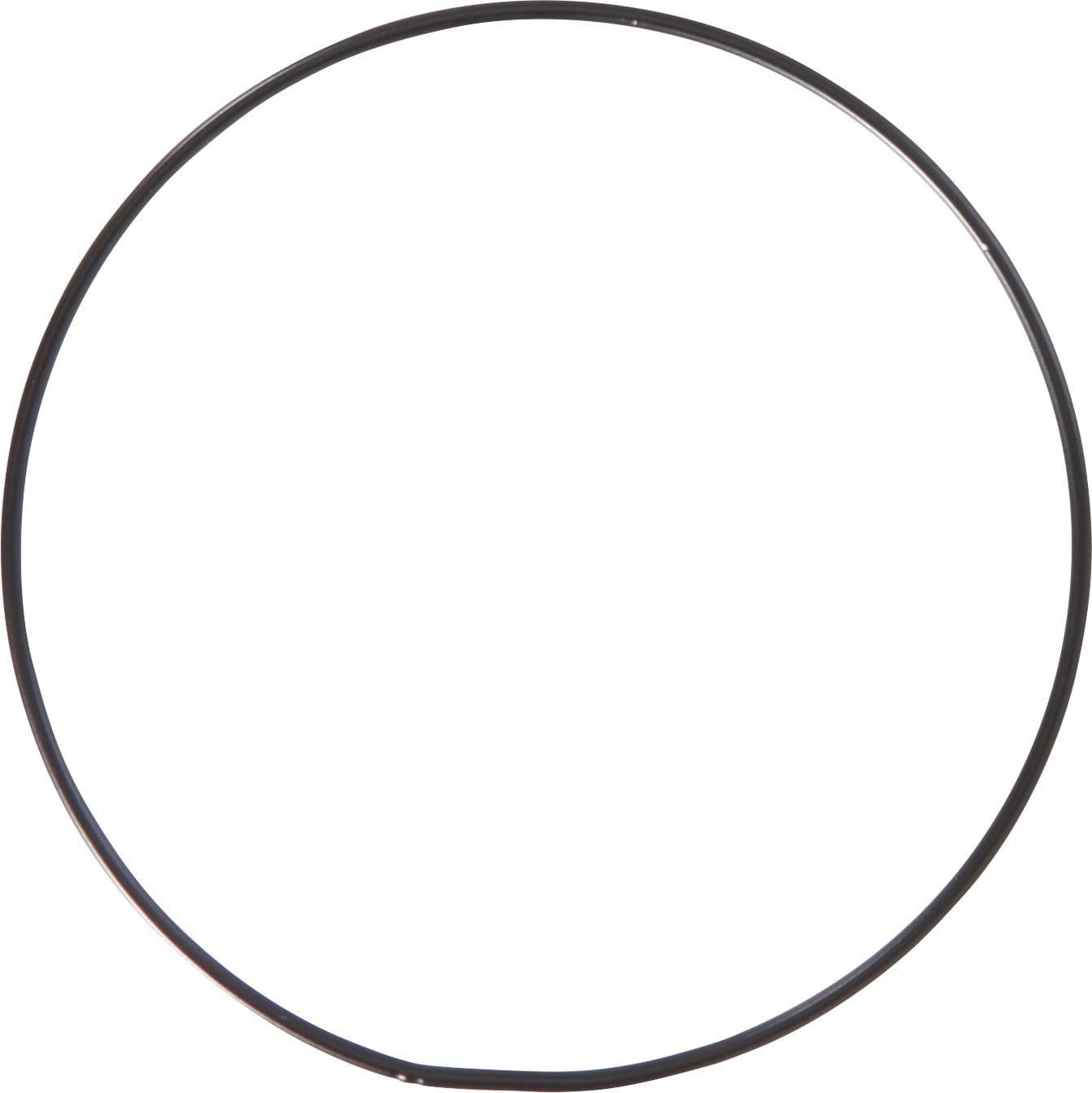 HobbyFun Dekoobjekt Metallring Schwarz 3mm