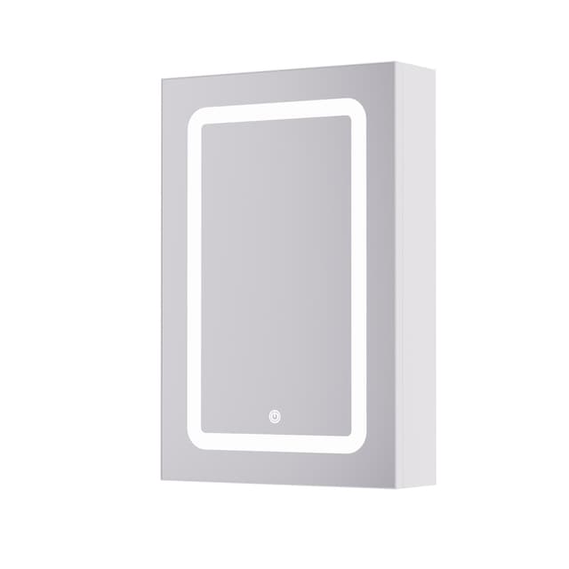 Furnishings Home Badezimmerspiegelschrank mit LED-Beleuchtung und Touchschalter