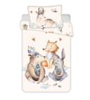 Häßler Homefashion Babybettwäsche Waldtiere 2-tlg. 100% Baumwolle Bild 2