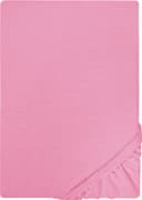 Biberna Spannbettlaken Leila Jersey 100% Baumwolle Rosa Bild 2