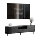 Lookway TV-Schrank ELODIE 180 cm Schwarz mit Soft-Close Bild 2