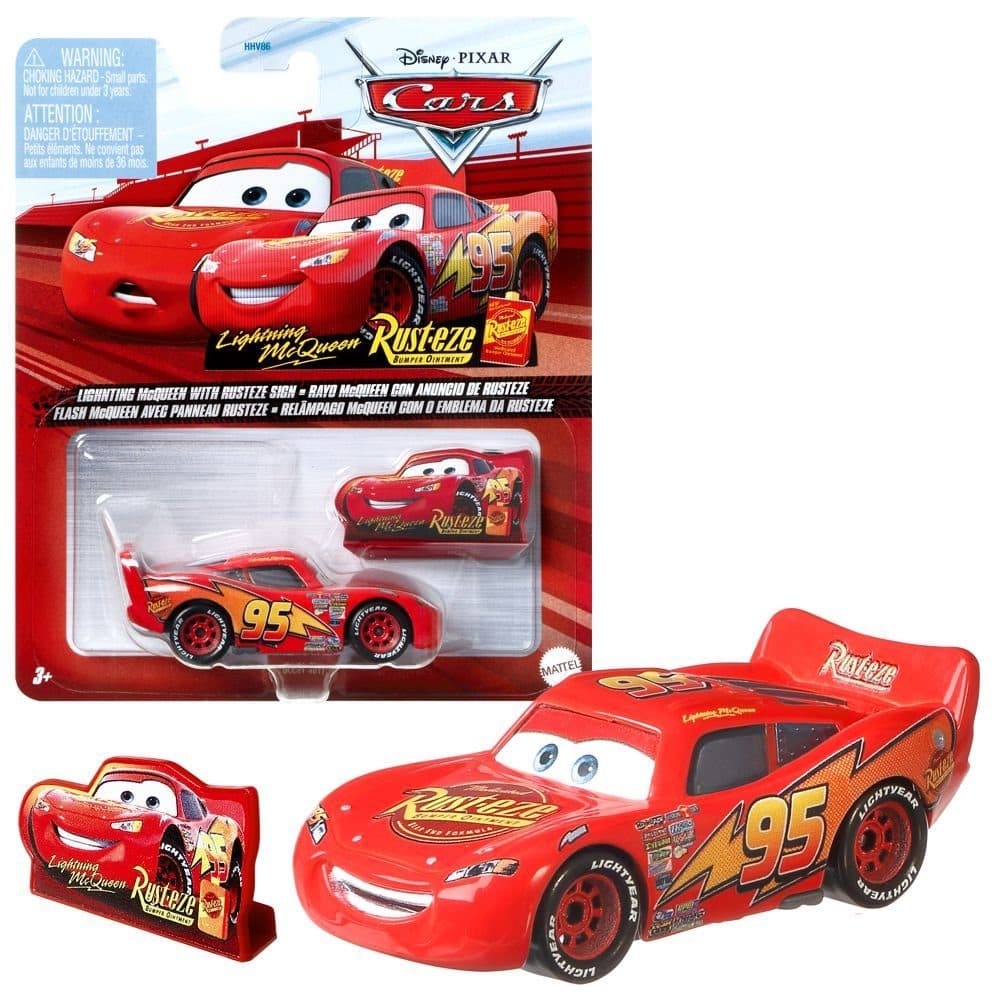 Disney Cars Spielzeug-Rennwagen Lightning McQueen 1:55 Mattel - Bild 2