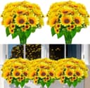 Agger Kunstblumenstrauß Sonnenblumen 4er Set Gelb Bild 2