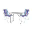 Mojawo 3-teiliges Campingmöbel-Set mit Klappstuhl und Tisch Bild 2