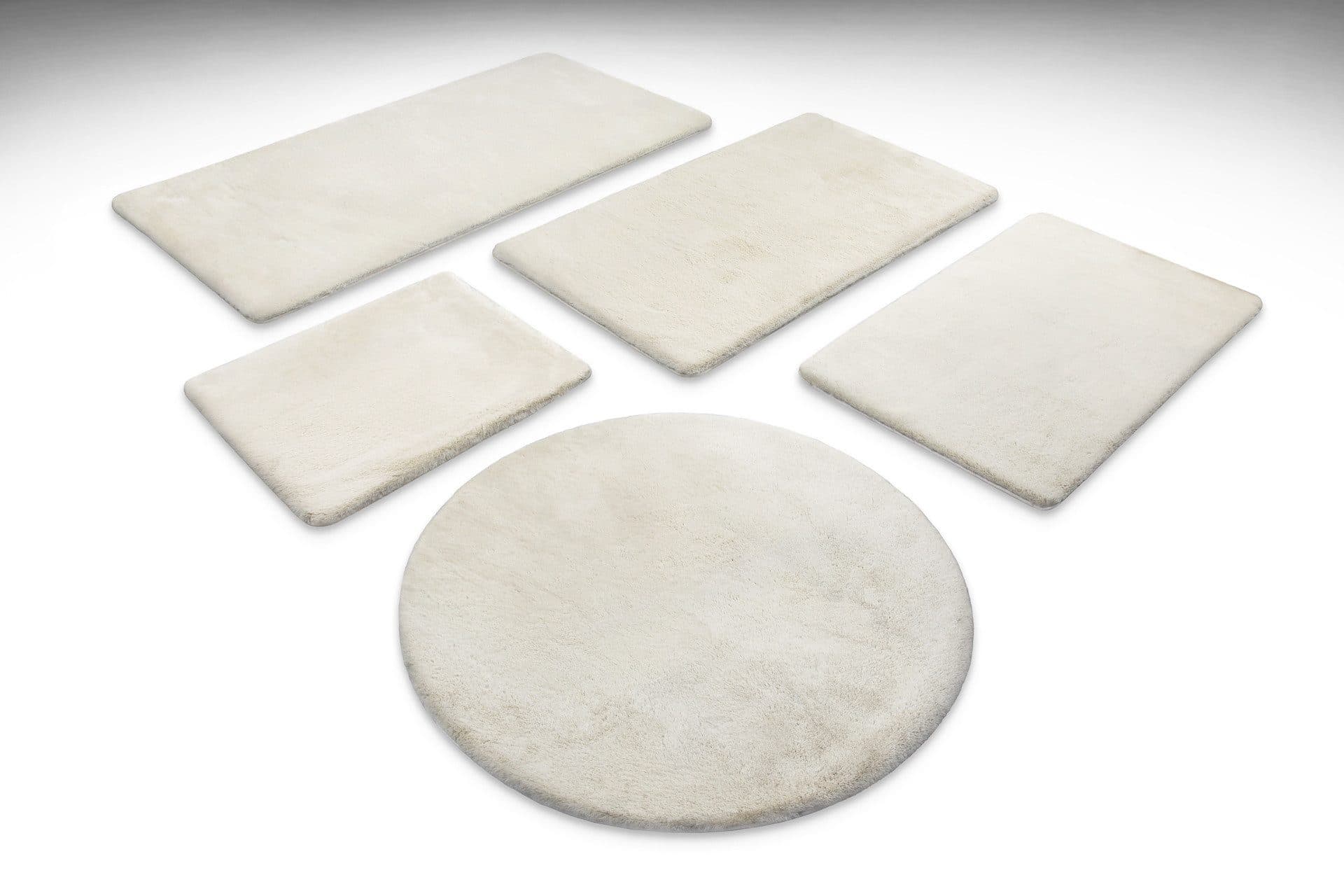Badematte WECON HOME BASICS Emil Creme/Beige Polyester - Bild 2