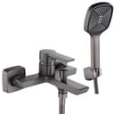 wohnwerk.idee Badewannenarmatur Argus Gold Matt Schwarz Matt Bild 2
