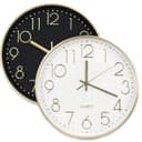 mixed24 Wanduhr 30cm Weiß Gold Schwarz Modern Bild 2